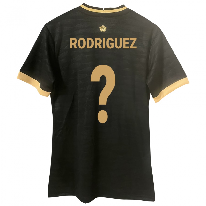 Mujer Camiseta Panamá Julio Rodríguez #0 Negro 2ª Equipación 24-26 La Camisa
