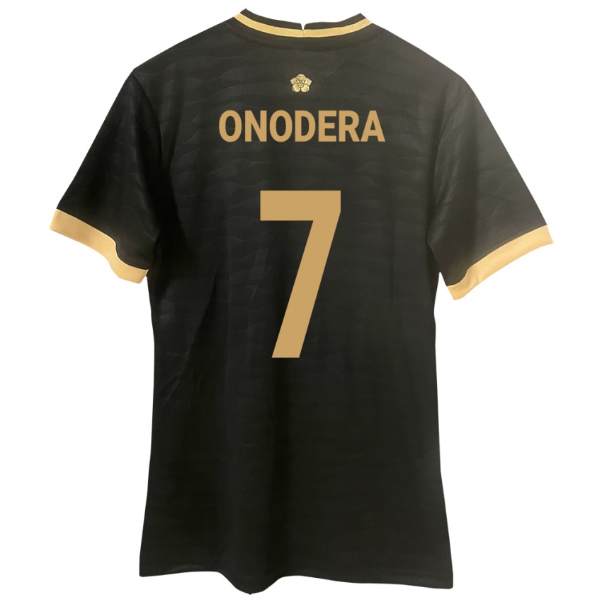 Mujer Camiseta Panamá Alison Onodera #7 Negro 2ª Equipación 24-26 La Camisa