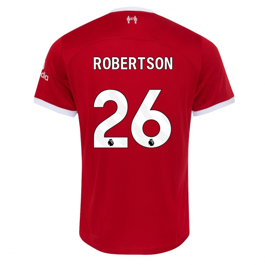 Niño Camiseta Andrew Robertson #26 Rojo 1ª Equipación 2023/24 La Camisa