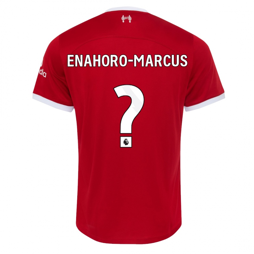 Niño Camiseta Louis Enahoro-Marcus #0 Rojo 1ª Equipación 2023/24 La Camisa