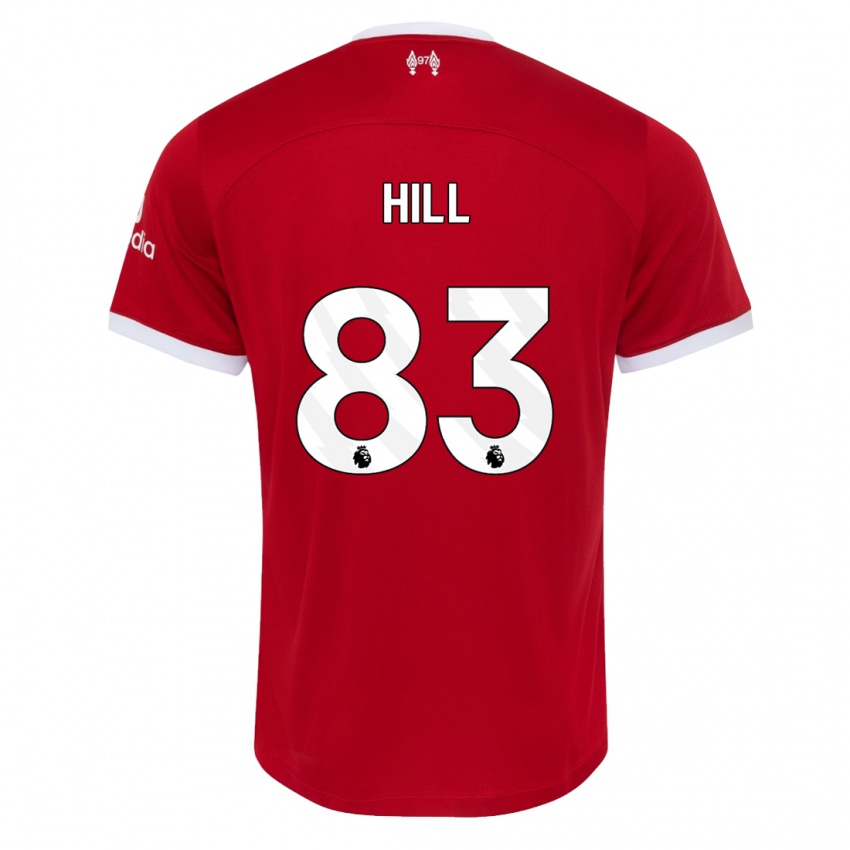 Niño Camiseta Tom Hill #83 Rojo 1ª Equipación 2023/24 La Camisa