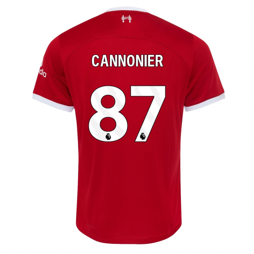 Niño Camiseta Oakley Cannonier #87 Rojo 1ª Equipación 2023/24 La Camisa