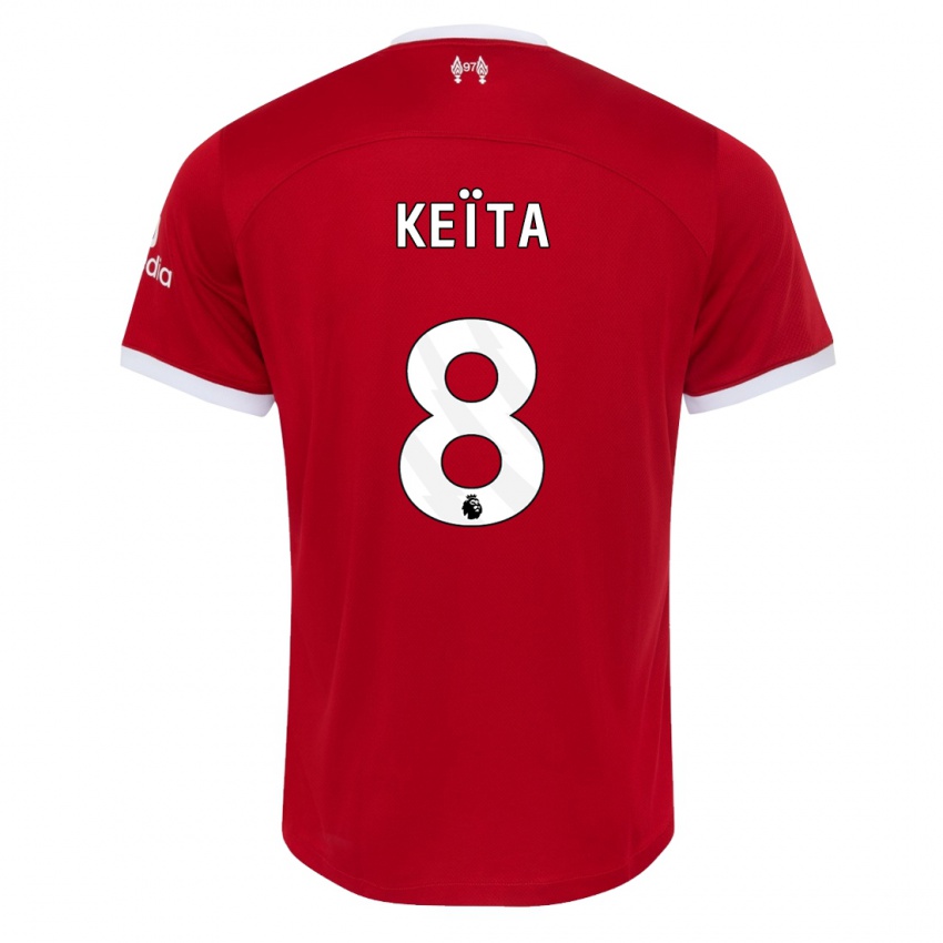 Niño Camiseta Naby Keïta #8 Rojo 1ª Equipación 2023/24 La Camisa
