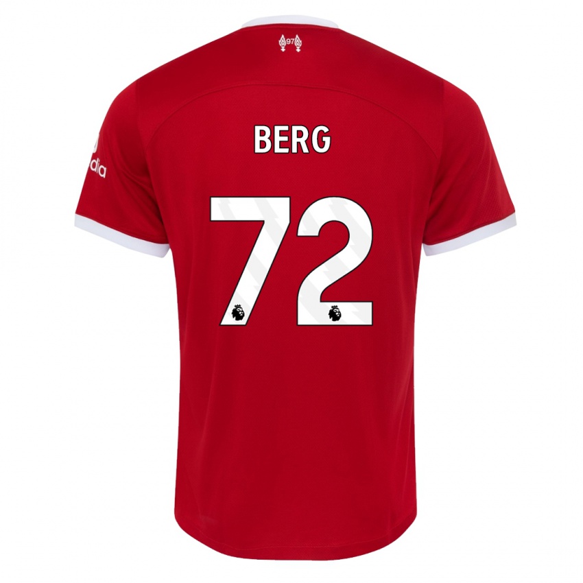 Niño Camiseta Sepp Van Den Berg #72 Rojo 1ª Equipación 2023/24 La Camisa