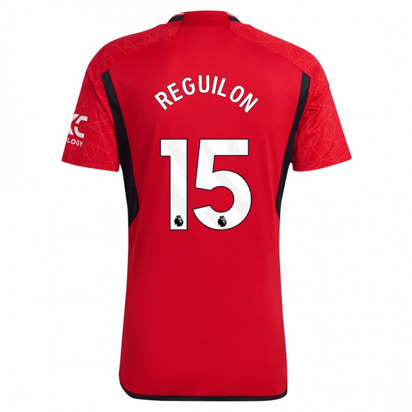 Niño Camiseta Sergio Reguilon #15 Rojo 1ª Equipación 2023/24 La Camisa