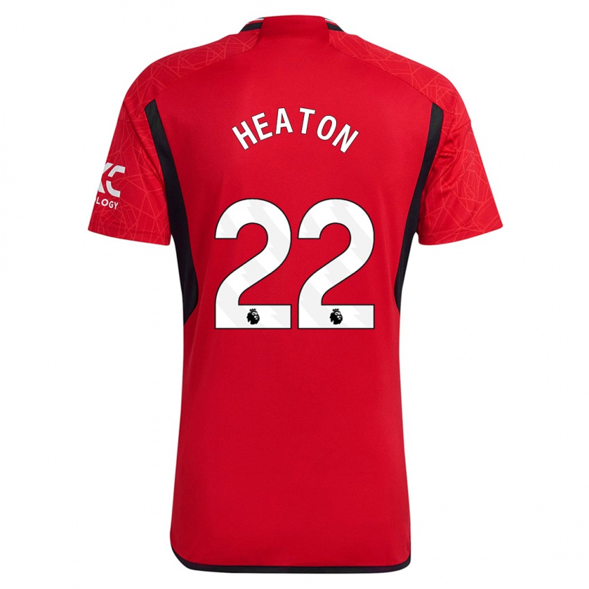 Niño Camiseta Tom Heaton #22 Rojo 1ª Equipación 2023/24 La Camisa