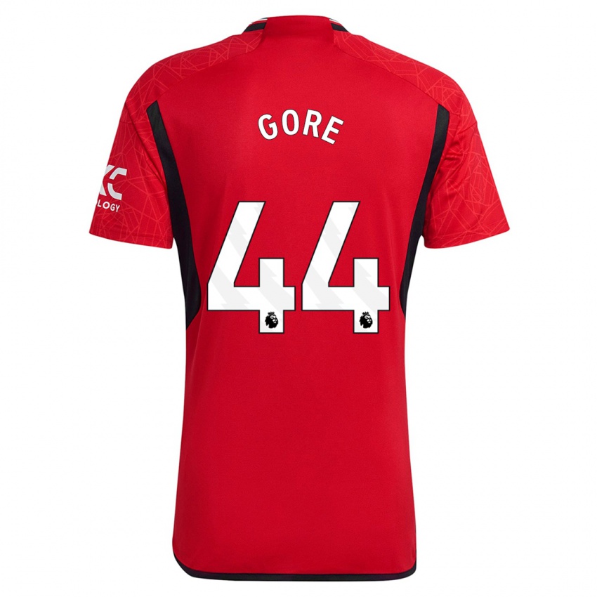Niño Camiseta Daniel Gore #44 Rojo 1ª Equipación 2023/24 La Camisa