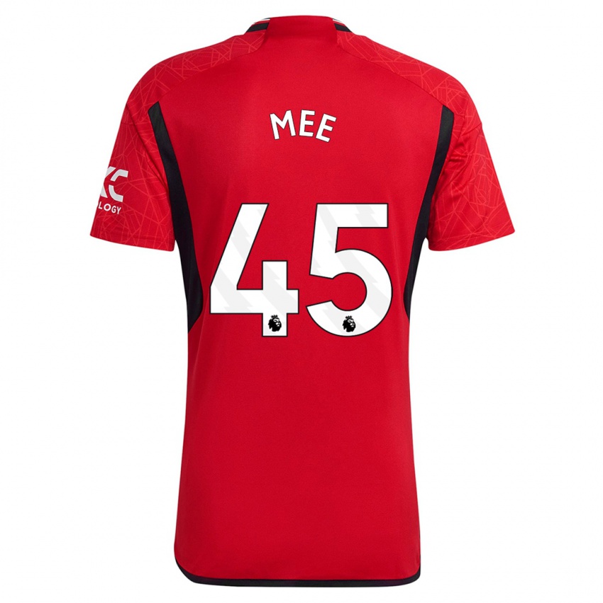 Niño Camiseta Dermot Mee #45 Rojo 1ª Equipación 2023/24 La Camisa