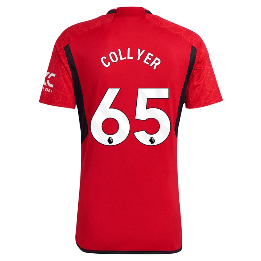 Niño Camiseta Toby Collyer #65 Rojo 1ª Equipación 2023/24 La Camisa