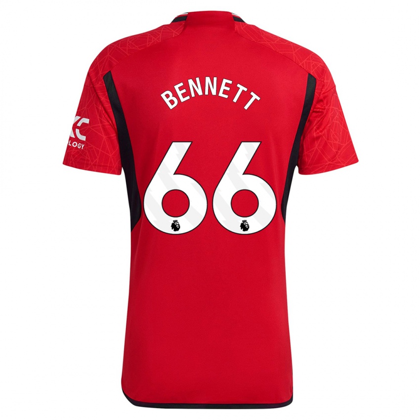 Niño Camiseta Rhys Bennett #66 Rojo 1ª Equipación 2023/24 La Camisa