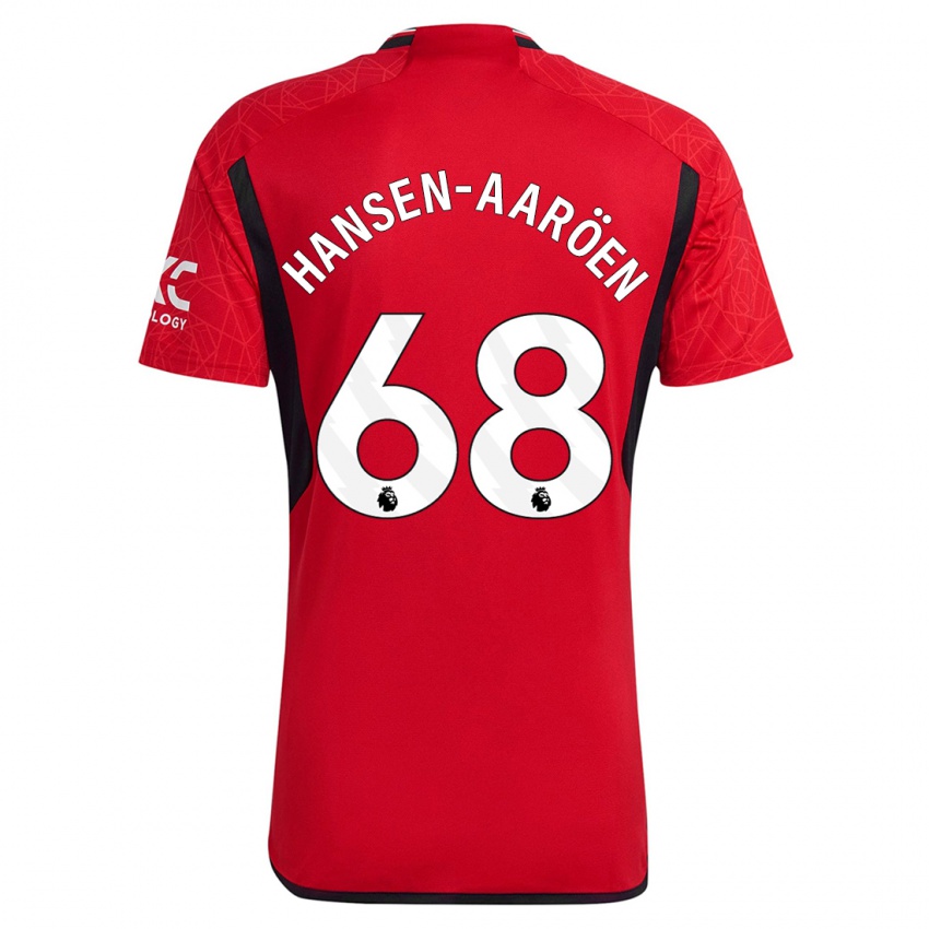 Niño Camiseta Isak Hansen-Aaröen #68 Rojo 1ª Equipación 2023/24 La Camisa