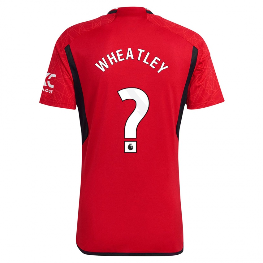 Niño Camiseta Ethan Wheatley #0 Rojo 1ª Equipación 2023/24 La Camisa