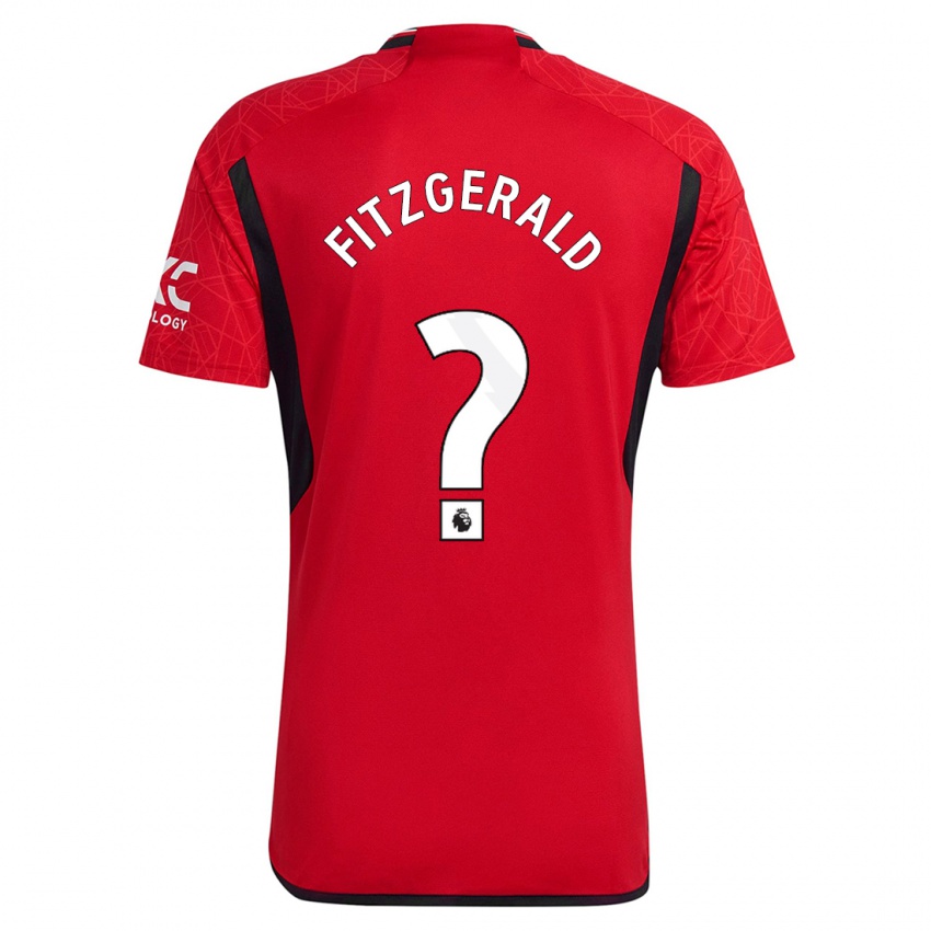 Niño Camiseta Jayce Fitzgerald #0 Rojo 1ª Equipación 2023/24 La Camisa