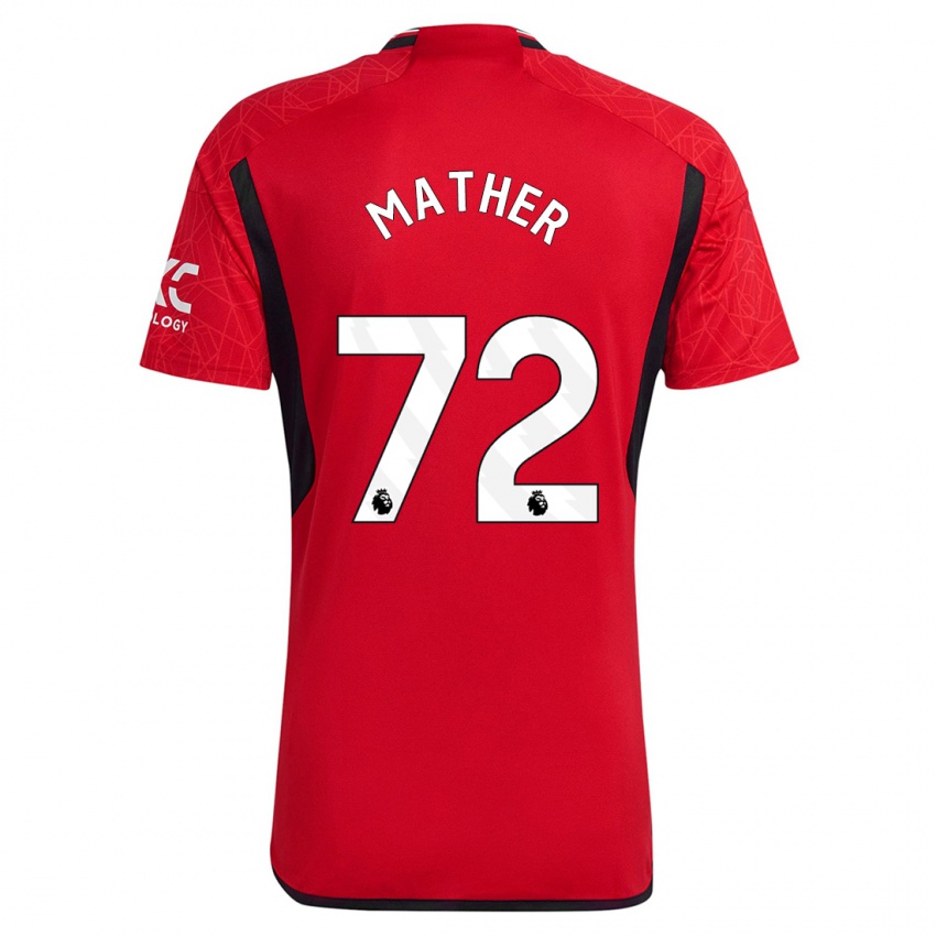 Niño Camiseta Sam Mather #72 Rojo 1ª Equipación 2023/24 La Camisa