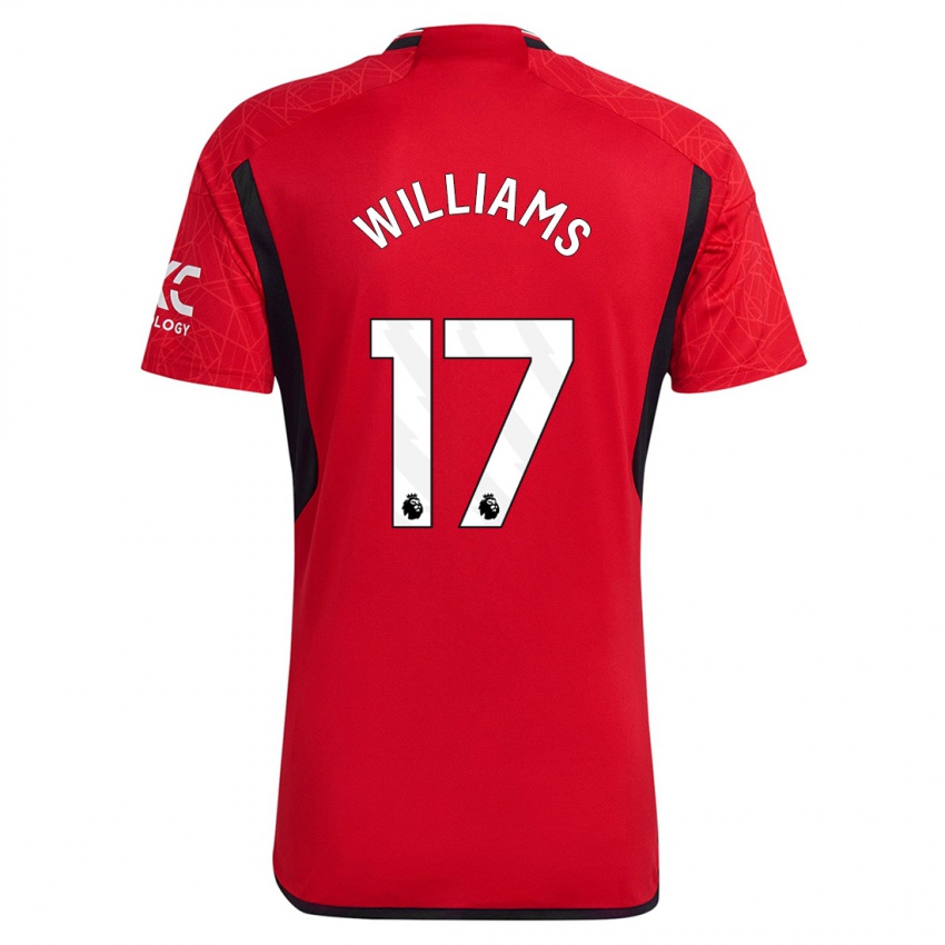 Niño Camiseta Rachel Williams #17 Rojo 1ª Equipación 2023/24 La Camisa