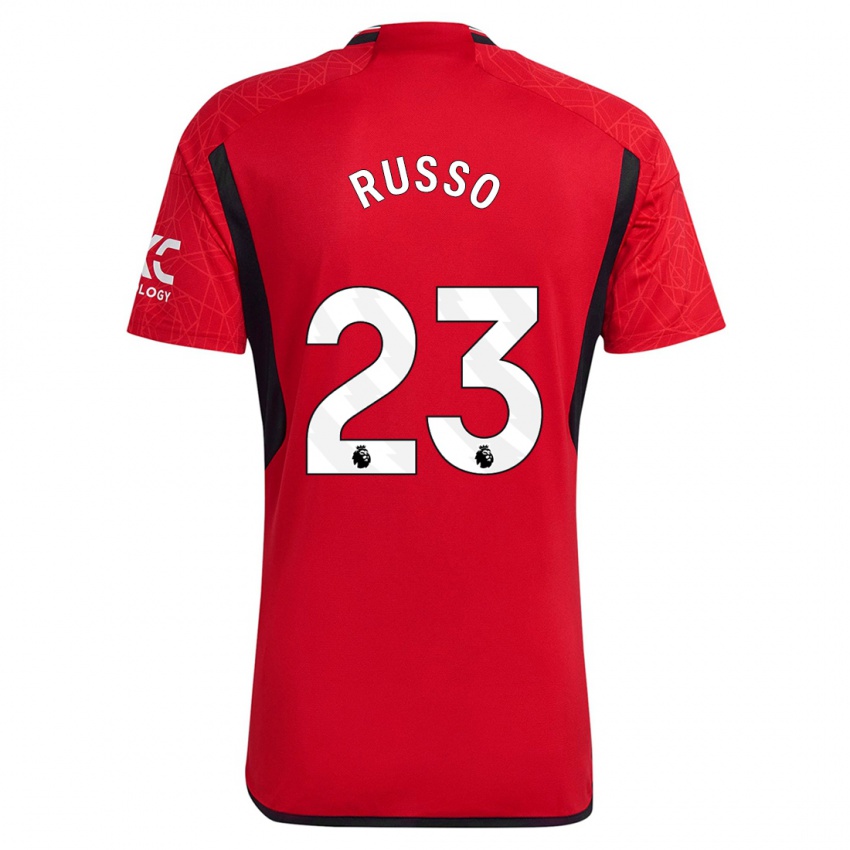 Niño Camiseta Alessia Russo #23 Rojo 1ª Equipación 2023/24 La Camisa