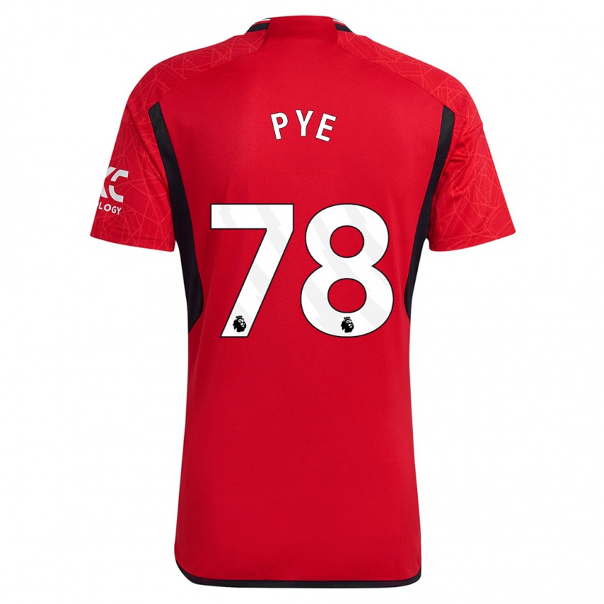 Niño Camiseta Logan Pye #78 Rojo 1ª Equipación 2023/24 La Camisa