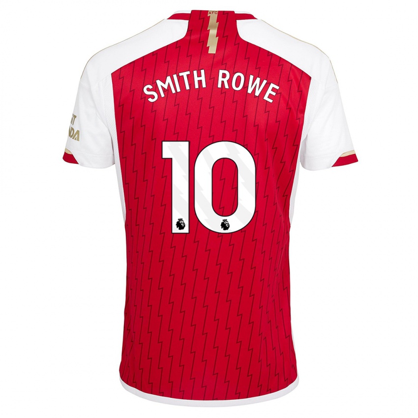 Niño Camiseta Emile Smith Rowe #10 Rojo 1ª Equipación 2023/24 La Camisa