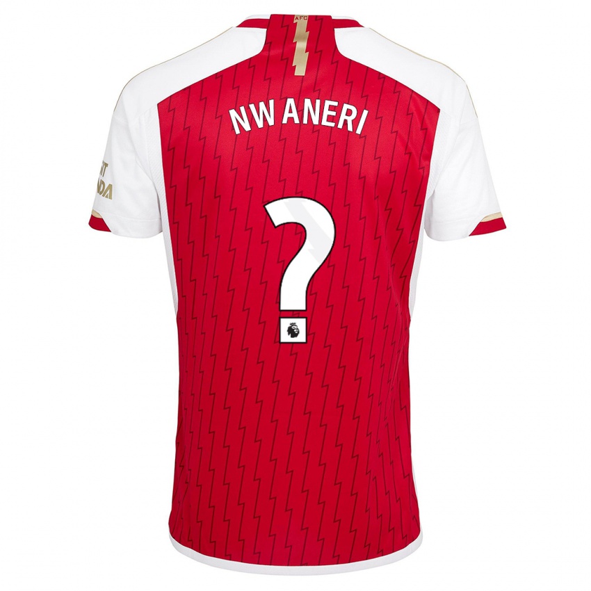 Niño Camiseta Ethan Nwaneri #0 Rojo 1ª Equipación 2023/24 La Camisa