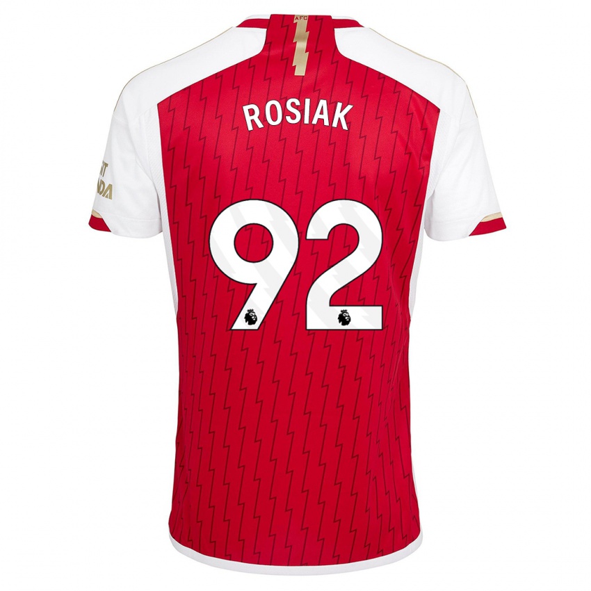 Niño Camiseta Michal Rosiak #92 Rojo 1ª Equipación 2023/24 La Camisa