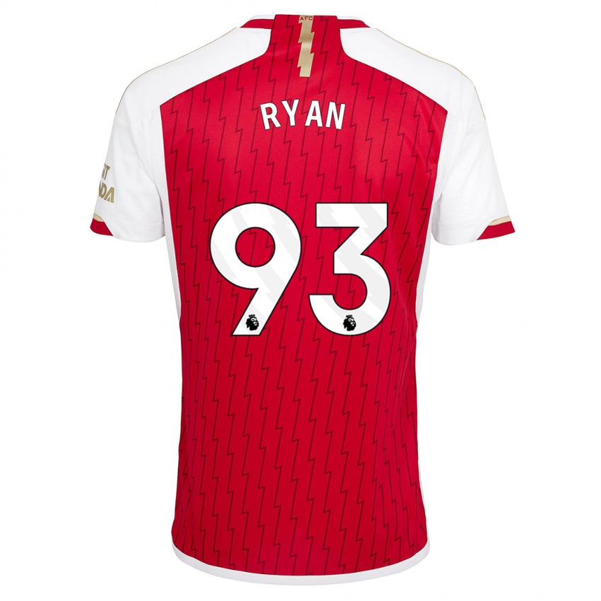 Niño Camiseta Kamarni Ryan #93 Rojo 1ª Equipación 2023/24 La Camisa