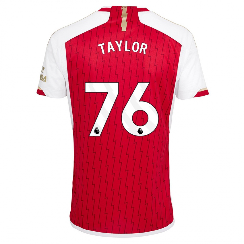 Niño Camiseta Kido Taylor Hart #76 Rojo 1ª Equipación 2023/24 La Camisa