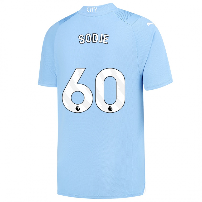 Niño Camiseta Tai Sodje #60 Azul Claro 1ª Equipación 2023/24 La Camisa