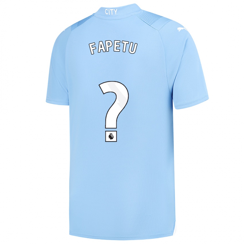 Niño Camiseta Femi Fapetu #0 Azul Claro 1ª Equipación 2023/24 La Camisa