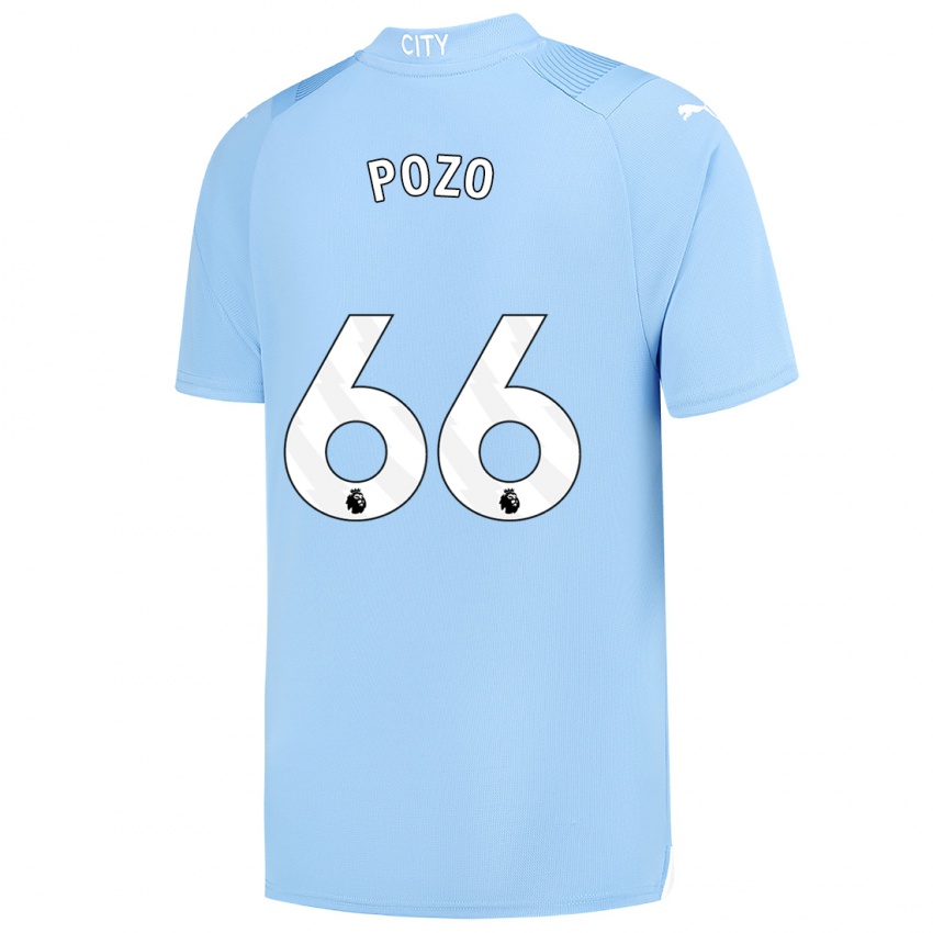 Niño Camiseta Iker Pozo #66 Azul Claro 1ª Equipación 2023/24 La Camisa