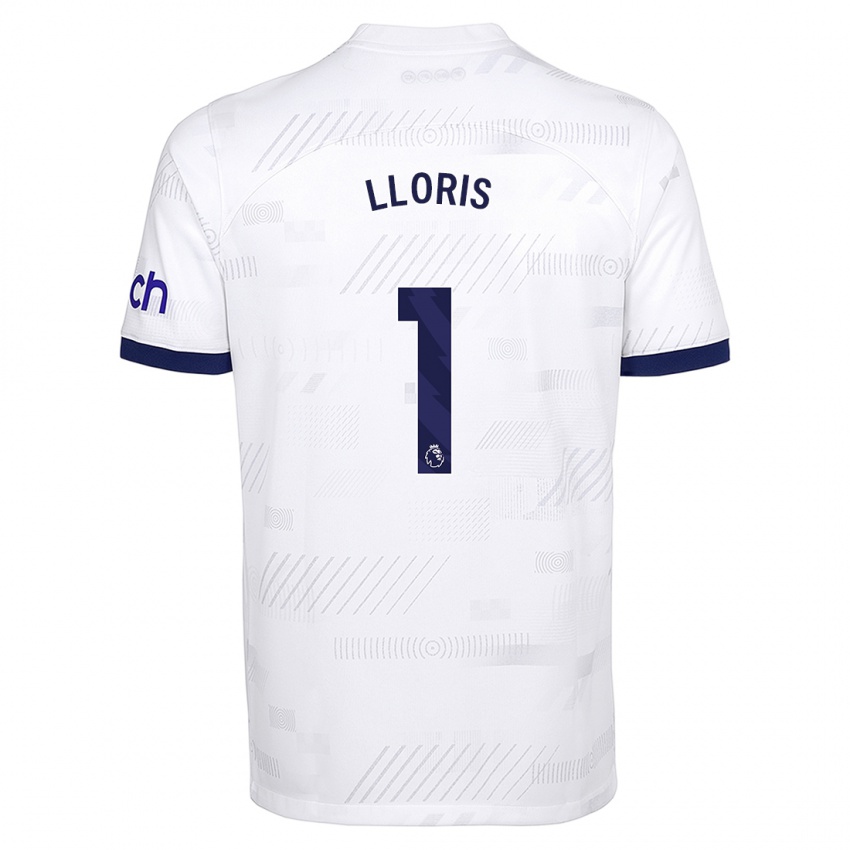 Niño Camiseta Hugo Lloris #1 Blanco 1ª Equipación 2023/24 La Camisa