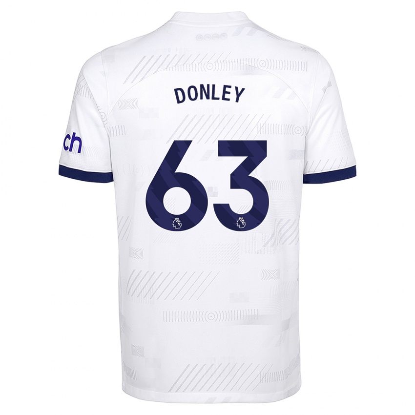 Niño Camiseta Jamie Donley #63 Blanco 1ª Equipación 2023/24 La Camisa