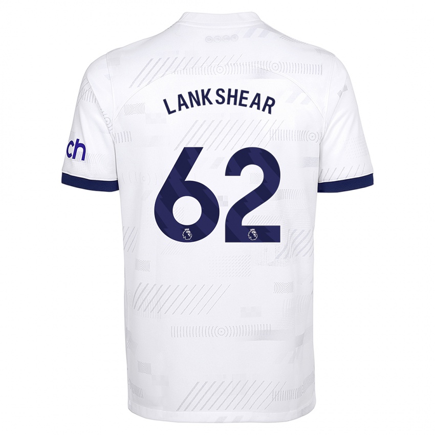 Niño Camiseta Will Lankshear #62 Blanco 1ª Equipación 2023/24 La Camisa