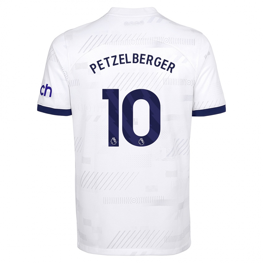 Niño Camiseta Ramona Petzelberger #10 Blanco 1ª Equipación 2023/24 La Camisa