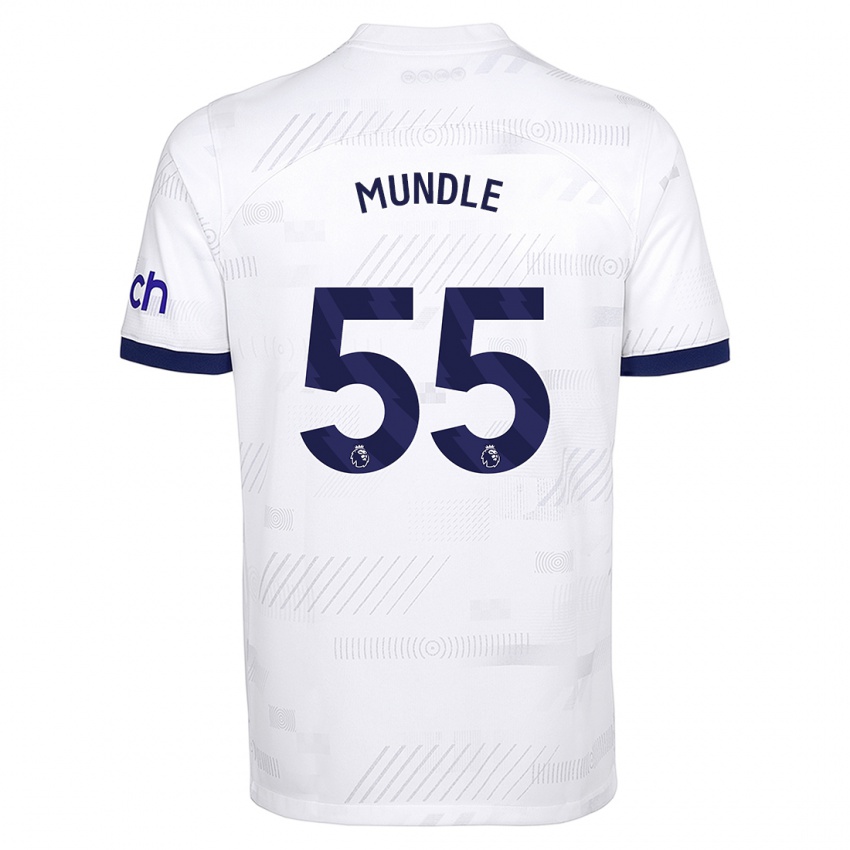 Niño Camiseta Romaine Mundle #55 Blanco 1ª Equipación 2023/24 La Camisa