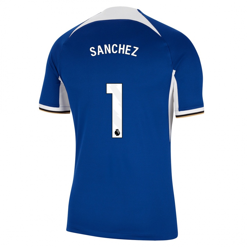 Niño Camiseta Robert Sánchez #1 Azul 1ª Equipación 2023/24 La Camisa