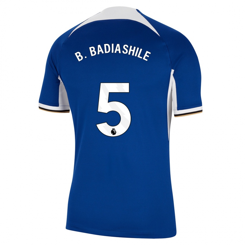 Niño Camiseta Benoît Badiashile #5 Azul 1ª Equipación 2023/24 La Camisa