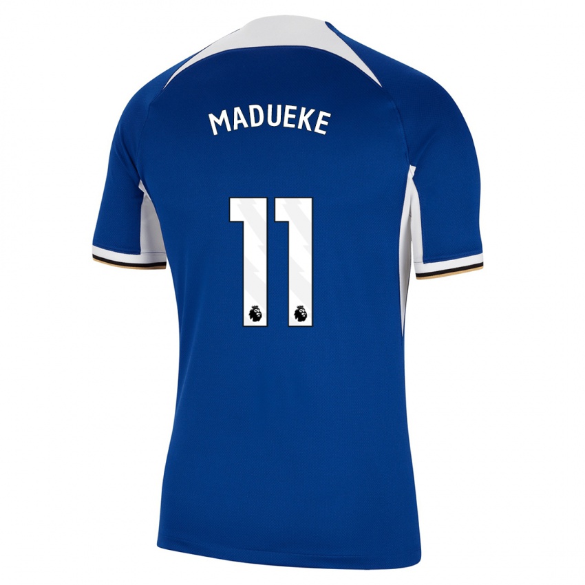 Niño Camiseta Noni Madueke #11 Azul 1ª Equipación 2023/24 La Camisa