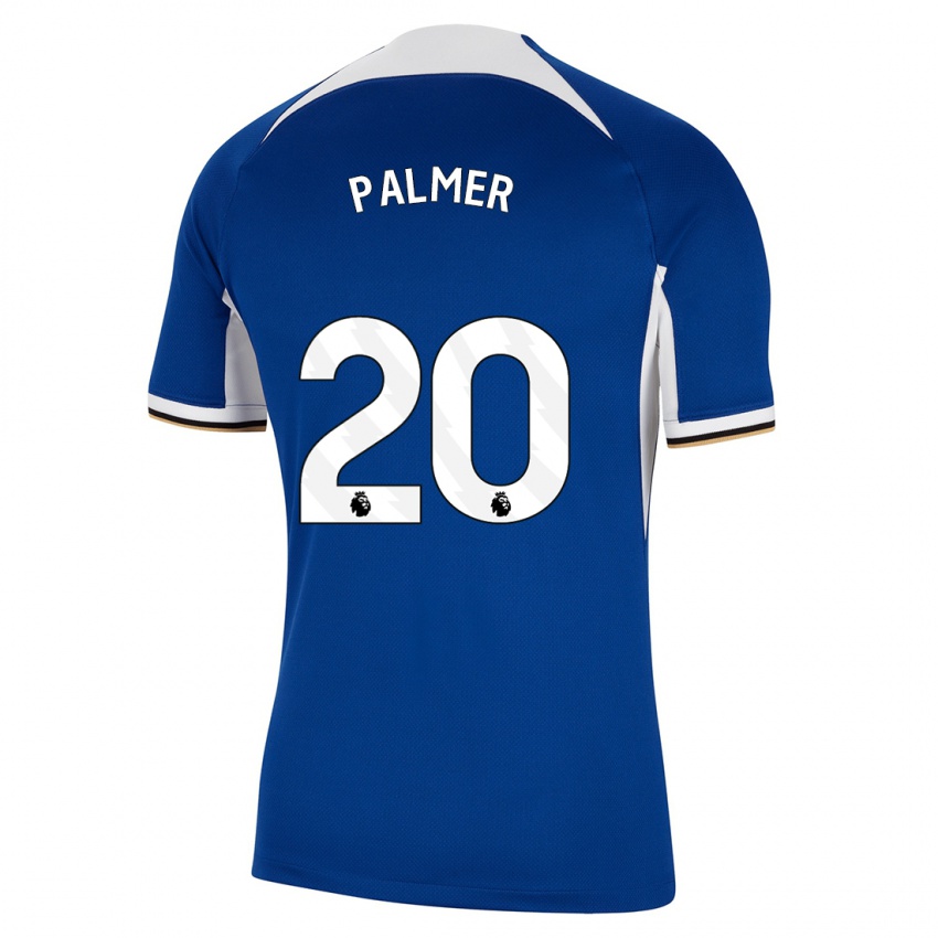 Niño Camiseta Cole Palmer #20 Azul 1ª Equipación 2023/24 La Camisa