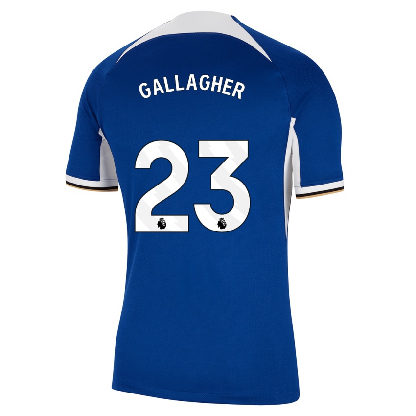Niño Camiseta Conor Gallagher #23 Azul 1ª Equipación 2023/24 La Camisa