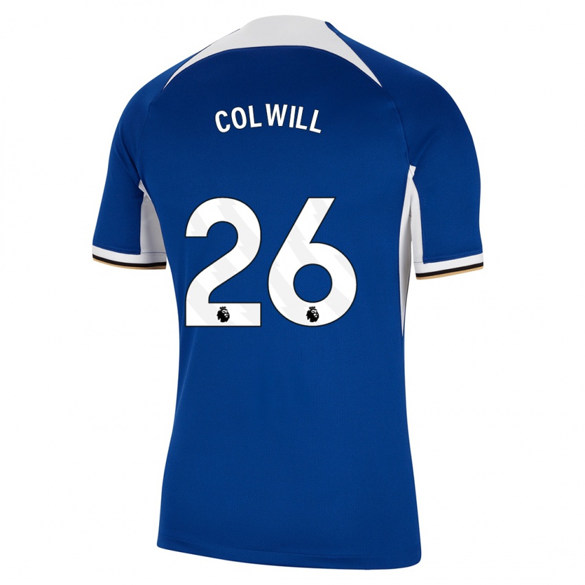 Niño Camiseta Levi Colwill #26 Azul 1ª Equipación 2023/24 La Camisa