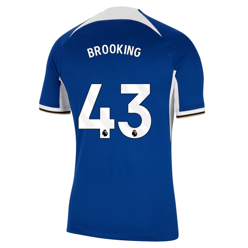 Niño Camiseta Josh Brooking #43 Azul 1ª Equipación 2023/24 La Camisa