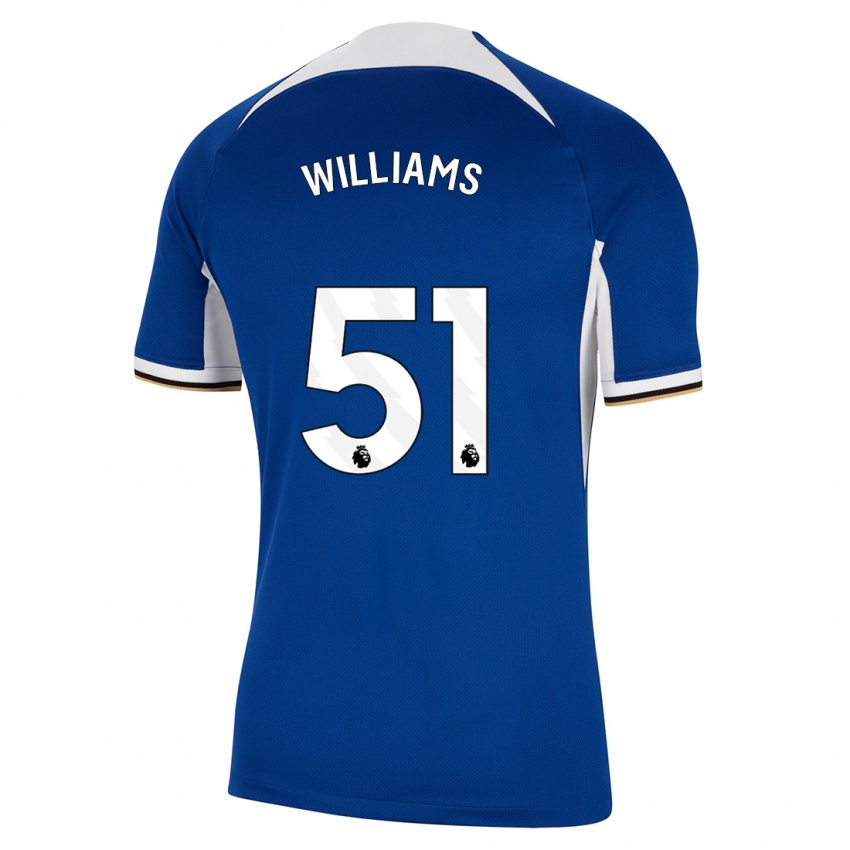 Niño Camiseta Dylan Williams #51 Azul 1ª Equipación 2023/24 La Camisa