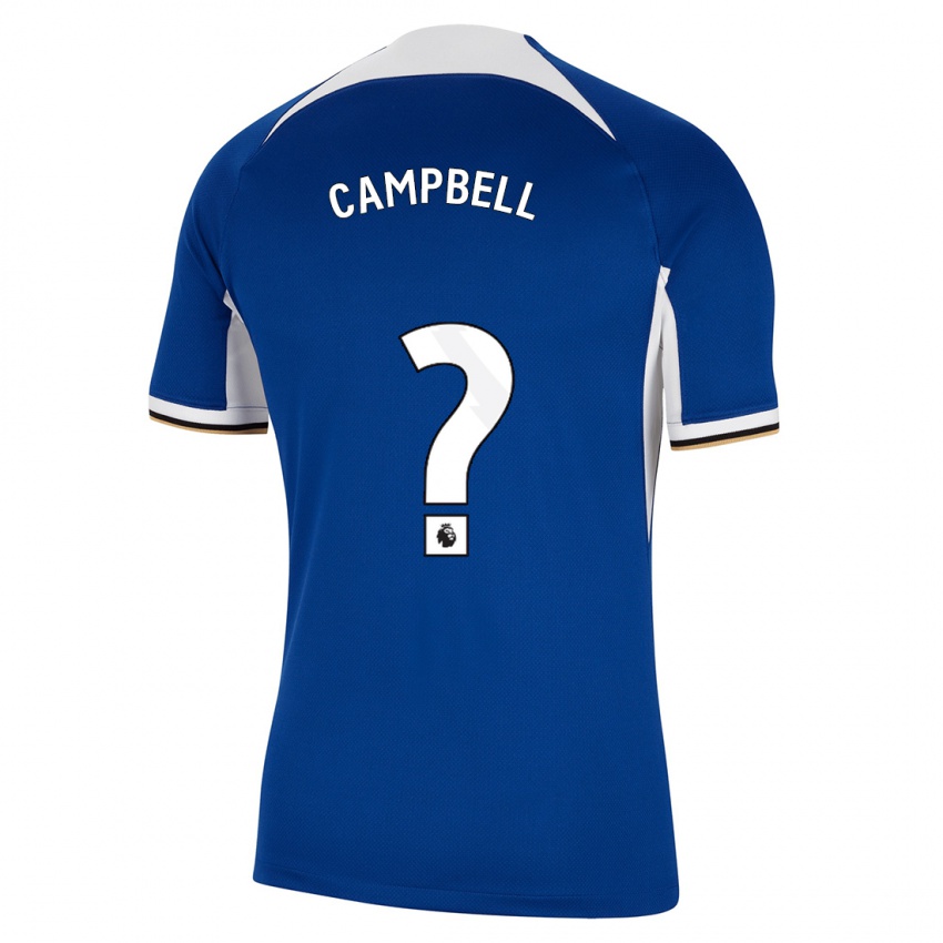 Niño Camiseta Luke Campbell #0 Azul 1ª Equipación 2023/24 La Camisa