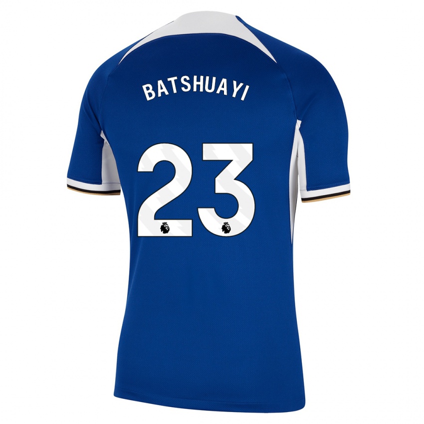 Niño Camiseta Michy Batshuayi #23 Azul 1ª Equipación 2023/24 La Camisa