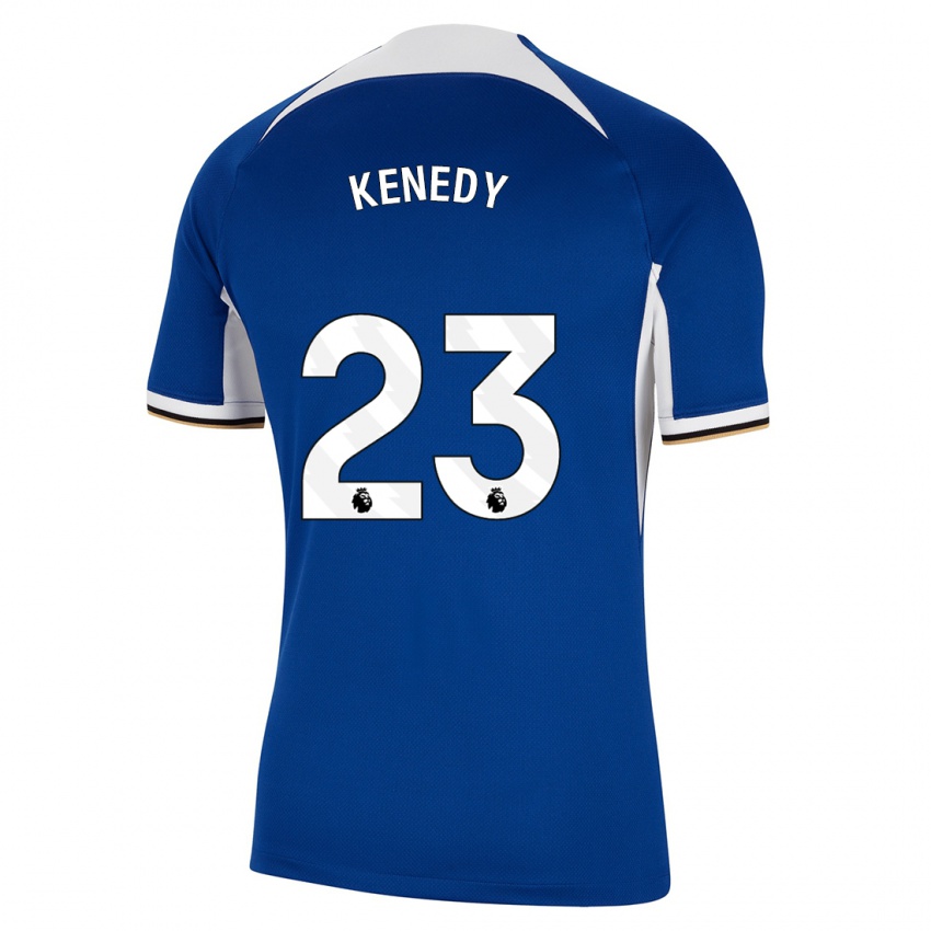 Niño Camiseta Robert Kenedy #23 Azul 1ª Equipación 2023/24 La Camisa