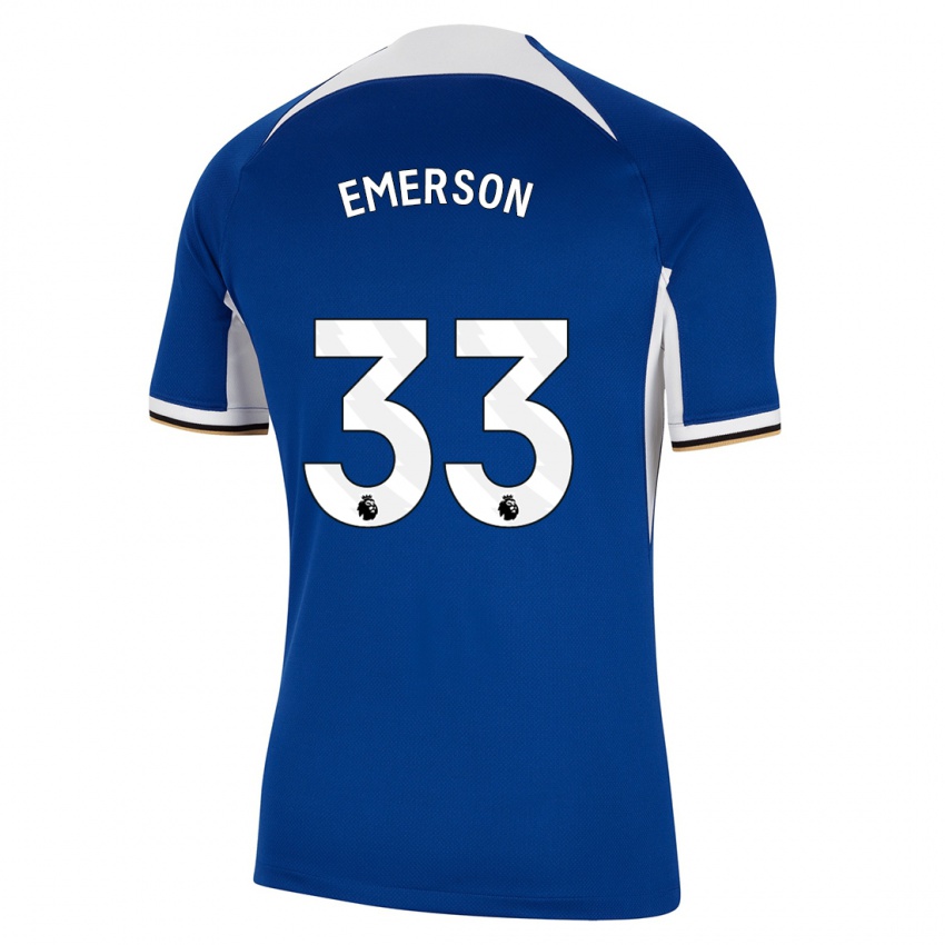 Niño Camiseta Emerson #33 Azul 1ª Equipación 2023/24 La Camisa