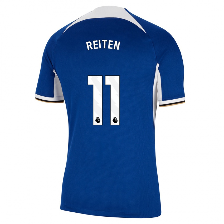 Niño Camiseta Guro Reiten #11 Azul 1ª Equipación 2023/24 La Camisa