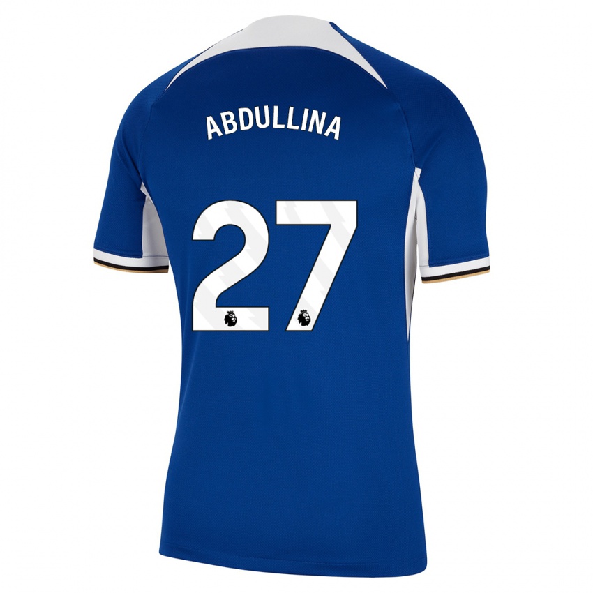 Niño Camiseta Alsu Abdullina #27 Azul 1ª Equipación 2023/24 La Camisa