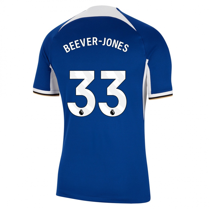 Niño Camiseta Aggie Beever-Jones #33 Azul 1ª Equipación 2023/24 La Camisa