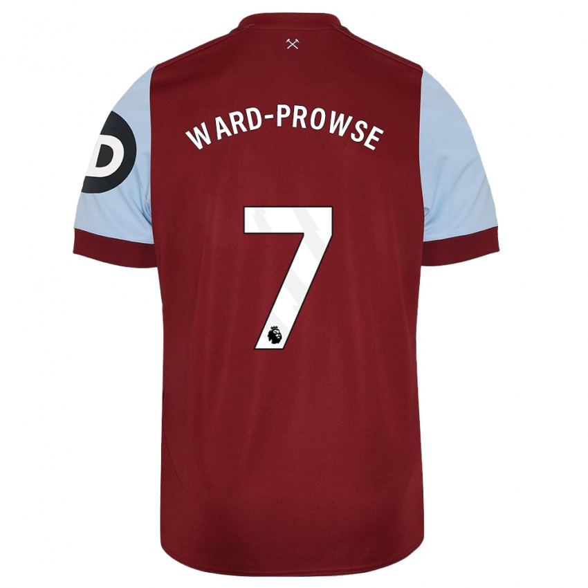 Niño Camiseta James Ward-Prowse #7 Granate 1ª Equipación 2023/24 La Camisa